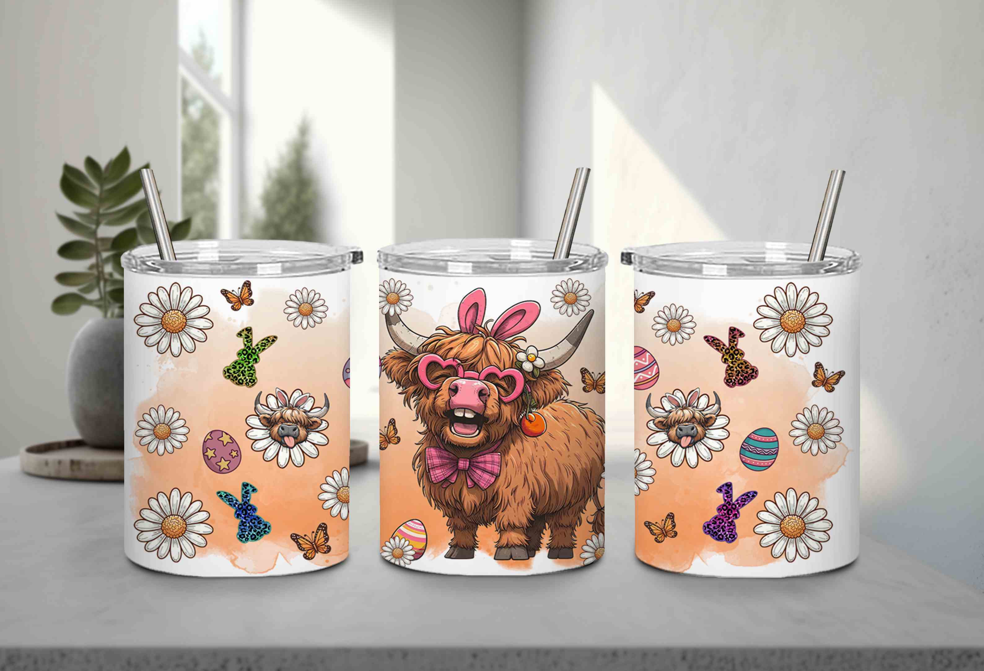 Highland Cow Easter-10385